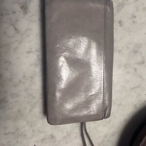 Elegant Gray Leather Wallet